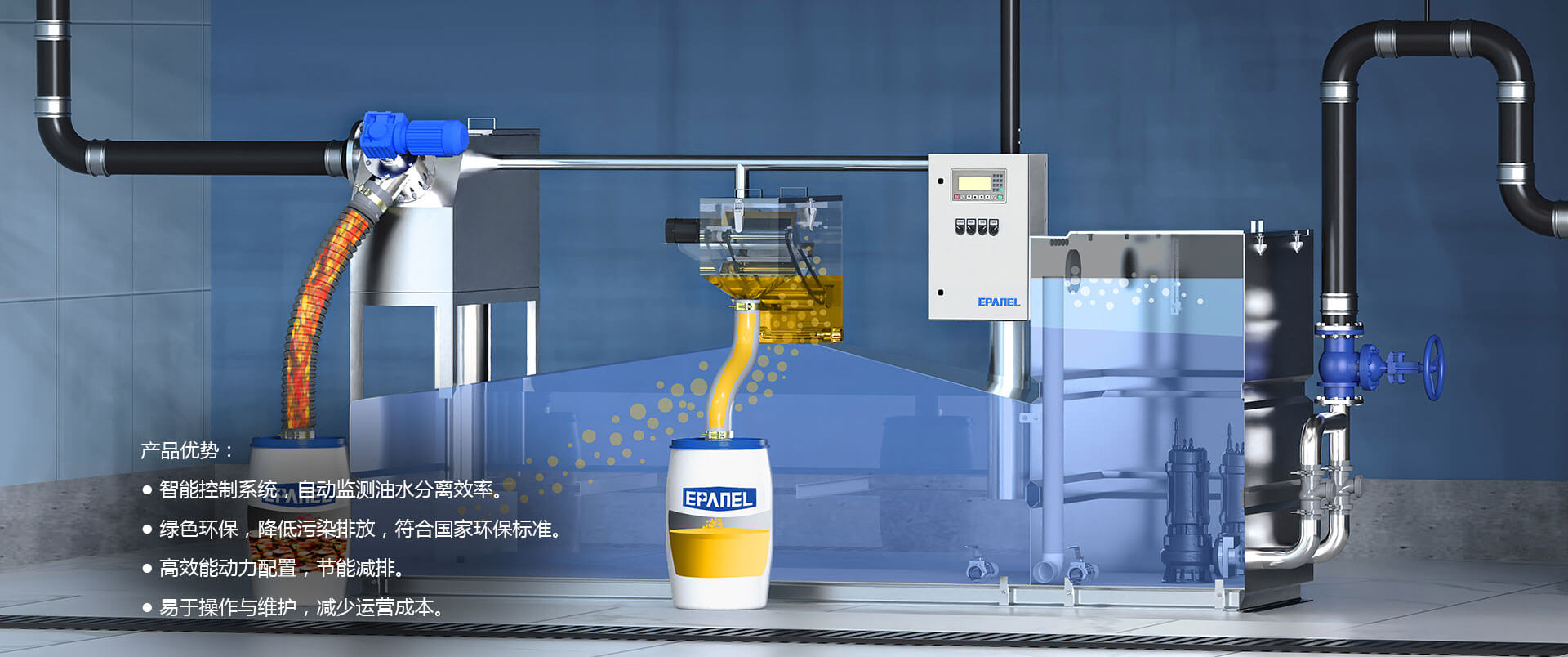 智能隔油提升一体化设备产品